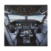 YJWANDO Square Airplane Cockpit Print Memory Foam Chair Cushion view 1