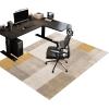 Floor Protection Mat for Hard Floors and Carpets, 51.2 x 59.1 in, Non-Slip Chair Mat view 1