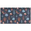 Underwater Watercolor 3-Ring Binder, 3.8 cm, with Clipboard and Pockets for School, 3-Hole Office Binder, 1 Pc view 2