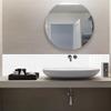 Tile Stickers 12 x 12 in, Minimalist White, Waterproof Mosaic, Self-Adhesive, 10-Pack view 4