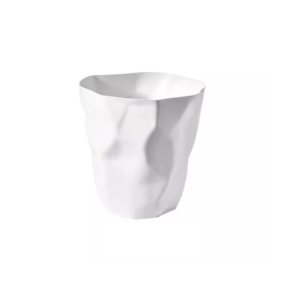 Smart Open-Top Trash Can, 12 L, White, Large