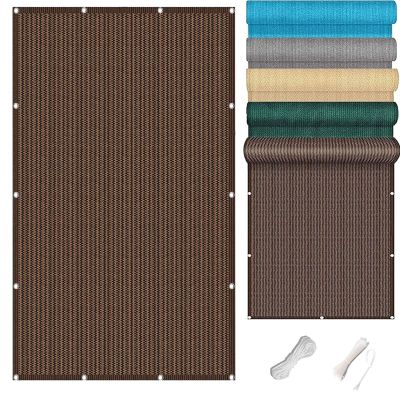 Balcony Privacy Screen 0.95 x 10 m, Weather-Resistant, Brown
