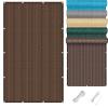 Balcony Privacy Screen 0.95 x 10 m, Weather-Resistant, Brown view 1