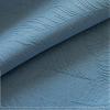 Daesar Blue Blackout Curtains, 2-Piece Jacquard Set with Hooks, Nordic Leaf Motif, 137 x 160 cm view 2