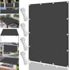 Shade Sail with Ropes, 210 x 360 cm, Dark Gray view 1