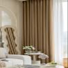 Daesar Blackout Curtains with Hooks, 2-Piece Set, 107 x 183 cm, Caramel view 1