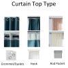 Daesar Beige Blackout Curtains, Set of 2, 107 x 115 cm view 4