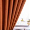 Daesar Blackout Curtains, 2-Piece Set, 132 x 115 cm, Nordic Pattern, Orange view 1