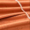 Daesar Blackout Curtains, 2-Piece Set, 132 x 115 cm, Nordic Pattern, Orange view 2