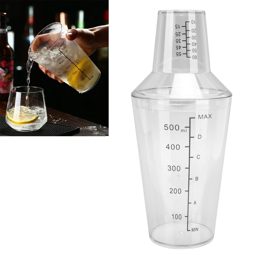 WPKD BLUEIY Boston Cocktail Shaker Set, 500 mL