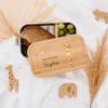 wunderwunsch Personalized Lunch Box, Giraffe Garland, Small view 2