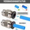 Dilightnews PC4-M10 Pneumatic Fittings, 10-Pack for 3D Printers view 3