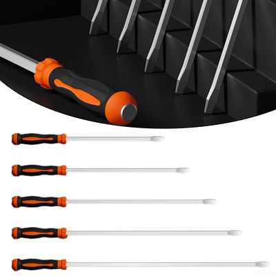 Extended Carbon Steel Slotted Screwdriver, 38.1 cm