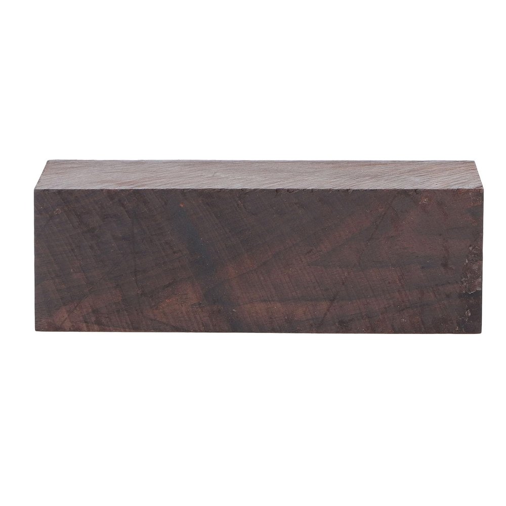 Rectangular Ebony Wood Blank for Carving and Crafts