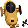 2024 Wireless Charging Car Phone Holder, 15W, Automatic Induction, Yellow view 1