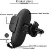 2024 Wireless Charging Car Phone Holder, 15W, Automatic Induction, Yellow view 3