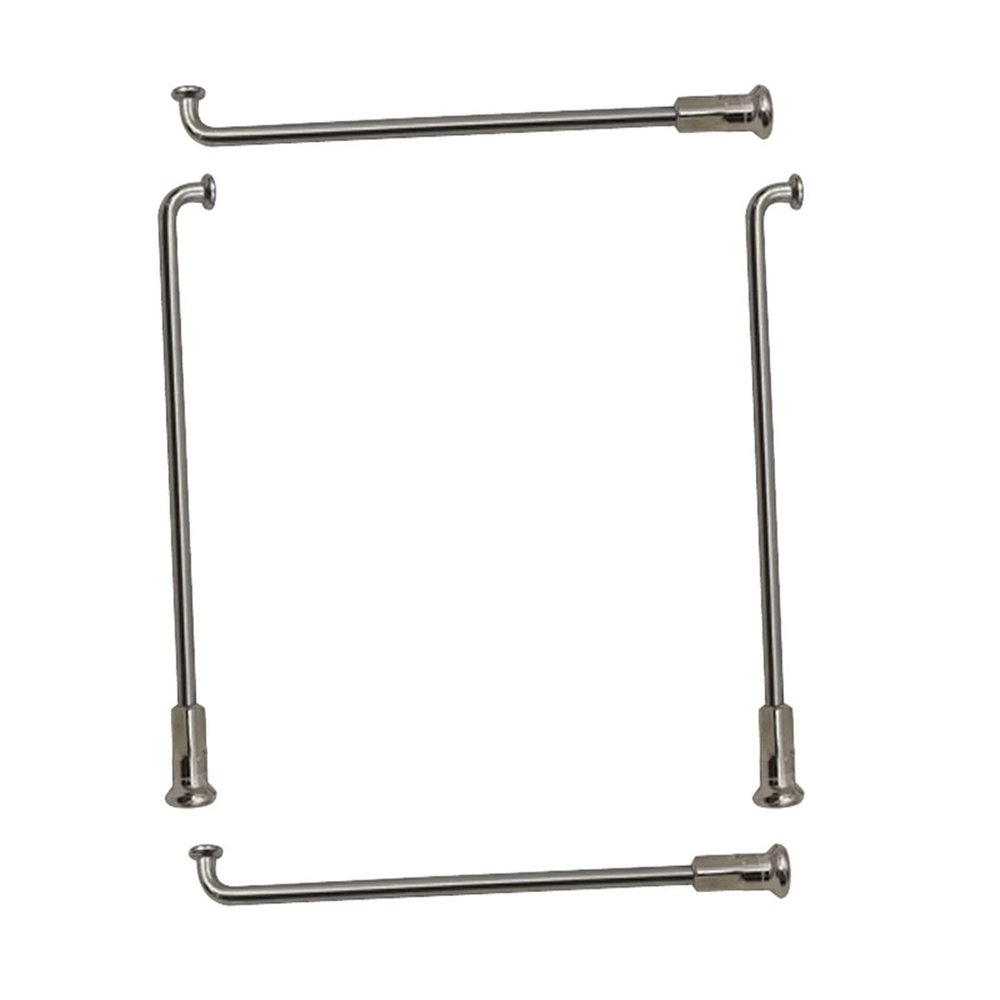 WUPNGS Bicycle Spokes, 20 Pieces, 304 Stainless Steel, Silver, J-Bend, 150 mm