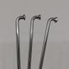 WUPNGS Bicycle Spokes, 20 Pieces, 304 Stainless Steel, Silver, J-Bend, 150 mm view 2