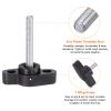 QUARKZMAN 10-Piece M4 x 25 mm T-Handle Thumb Screws, Black Plastic Knobs view 4