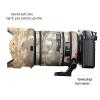 CHASING BIRDS Waterproof Lens Protection Cover for Fujifilm GF 100-200mm F5.6 R LM OIS WR, Reed Camouflage, with 1.4x TC view 4