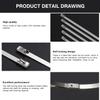 Heavy-Duty 304 Stainless Steel Cable Ties, 200 Pieces, 4.6 × 400 mm view 3