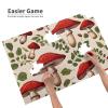 Red Mushrooms Personalized Wooden Puzzle, 1,000 Pieces view 2