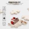 Red Mushrooms Personalized Wooden Puzzle, 1,000 Pieces view 4