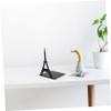 2-Pack Iron Bookends, Black, Flat Base view 4