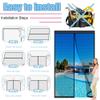 Magnetic Insect Screen Door 40 x 40 cm, Black view 4