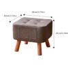 OZLMBERN Small Minimalist Technology-Fabric Footstool view 2