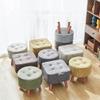 OZLMBERN Small Minimalist Technology-Fabric Footstool view 3