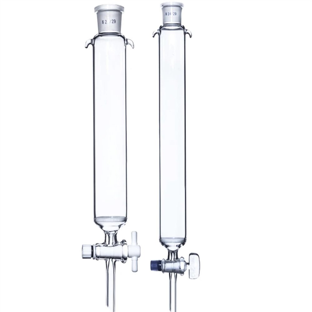 16/22/30/40 mm x 200/300/400 mm 24/29 Glass Sand-Core Chromatography Column (16 x 300 mm, Glass 24/29)