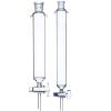 16/22/30/40 mm x 200/300/400 mm 24/29 Glass Sand-Core Chromatography Column (16 x 300 mm, Glass 24/29) view 1