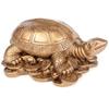 Money Turtle Statue, Brass Turtle Sculpture, Feng Shui Decor view 1