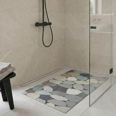 Pevfeciy Non-Slip Shower Mat 50 x 50 cm