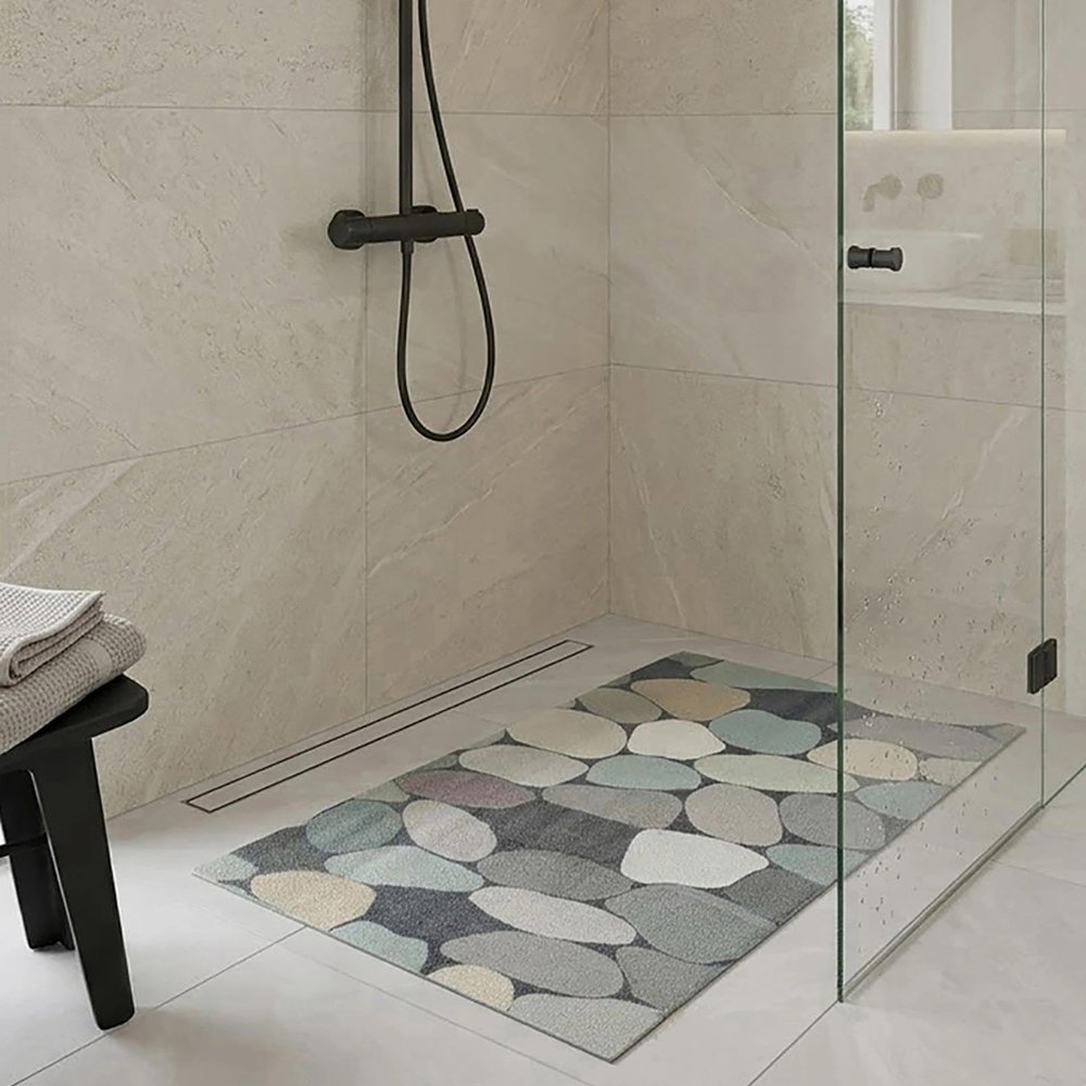Pevfeciy Non-Slip Shower Mat 50 x 50 cm