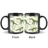 NTVOWPZO Large Porcelain Coffee Mug with Crocodile and Reeds Design view 3