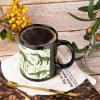 NTVOWPZO Large Porcelain Coffee Mug with Crocodile and Reeds Design view 4
