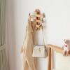 TRWISWDC Rotating Oak Wood Coat Rack, Wall-Mounted, 30.5 cm, Folding Arms, Natural view 4