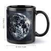 NTVOWPZO Large Porcelain Coffee Mug with Moon Design and Handle view 2