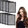 Length and Lock Hair Stretching Nets for Curly Hair, 8-Pack view 1