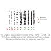Length and Lock Hair Stretching Nets for Curly Hair, 8-Pack view 4