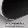 Odot Dish Drying Mat, Beige, 30 × 40 × 2.5 cm view 3