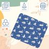 VAPOKF Gaming Mouse Pad, Sleepy Cats with Moon and Stars Print, Non-Slip Desk Mat view 2