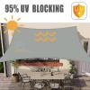 Waterproof Sun Shade Sail for Garden Pavilion, 5.5 x 6 m, White view 4