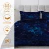 buyluhn 4-Season Duvet 135 x 200 cm, Blue Starry Sky, Washable, with 1 Pillowcase view 3
