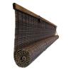 ZHUOZ1T Natural Bamboo Roller Blind, 95% Light Blocking, Corded, 165 x 250 cm, Brown view 2