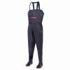 KPHYMOD Waterproof PVC Hip Waders with Boots, Black, EU 41 view 1
