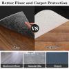 Floor Protection Mat for Hard Floors and Carpets, Gaming and Office Chair Mat, Rectangular, Non-Slip, Scratch-Resistant, 140 x 200 cm view 3