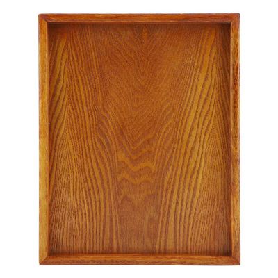 Syrisora Rectangular Wooden Tea Tray, Serving Tray, 30 × 24 cm